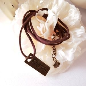 Good works Leather Choker